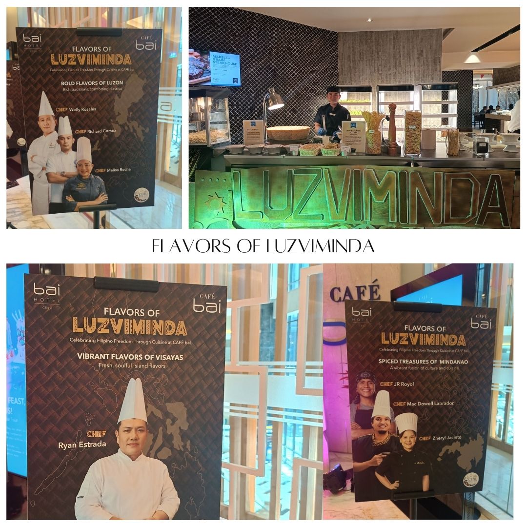 Flavors of LuzViMinda Filipino buffet at CAFÉ bai in Cebu